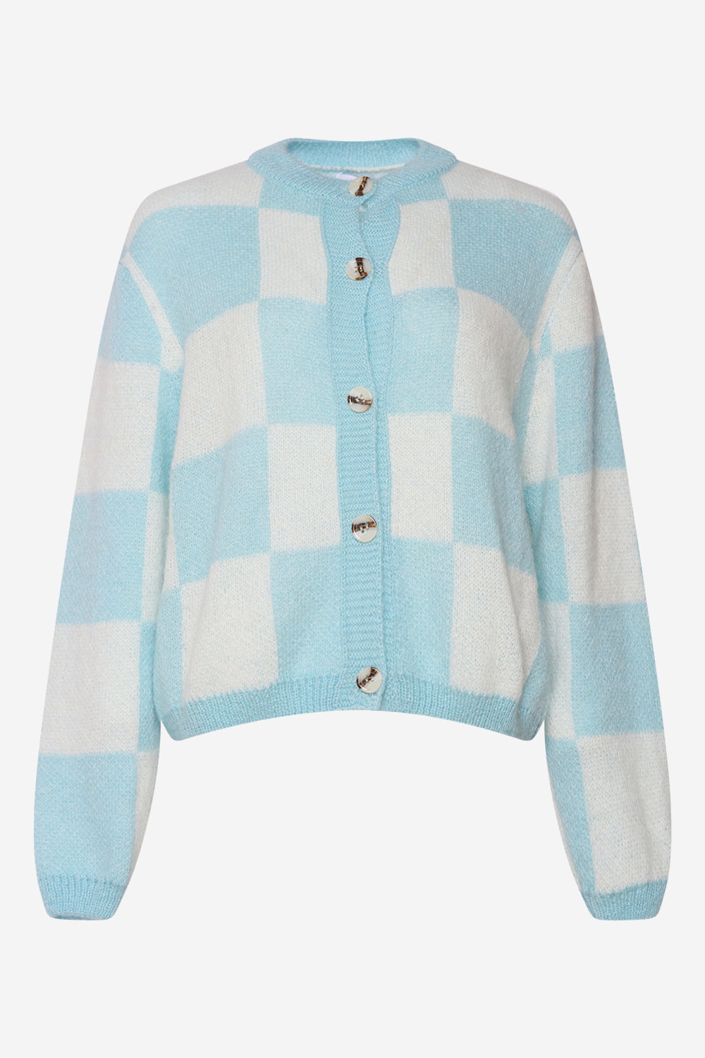 Kiana Knit Cardigan Light Blue