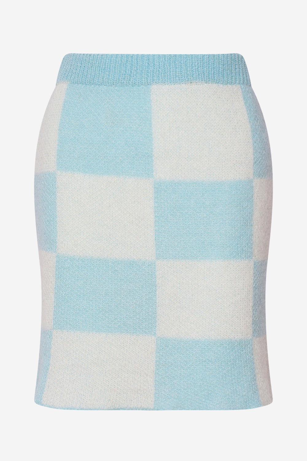 Kiana Knit Skirt Light Blue