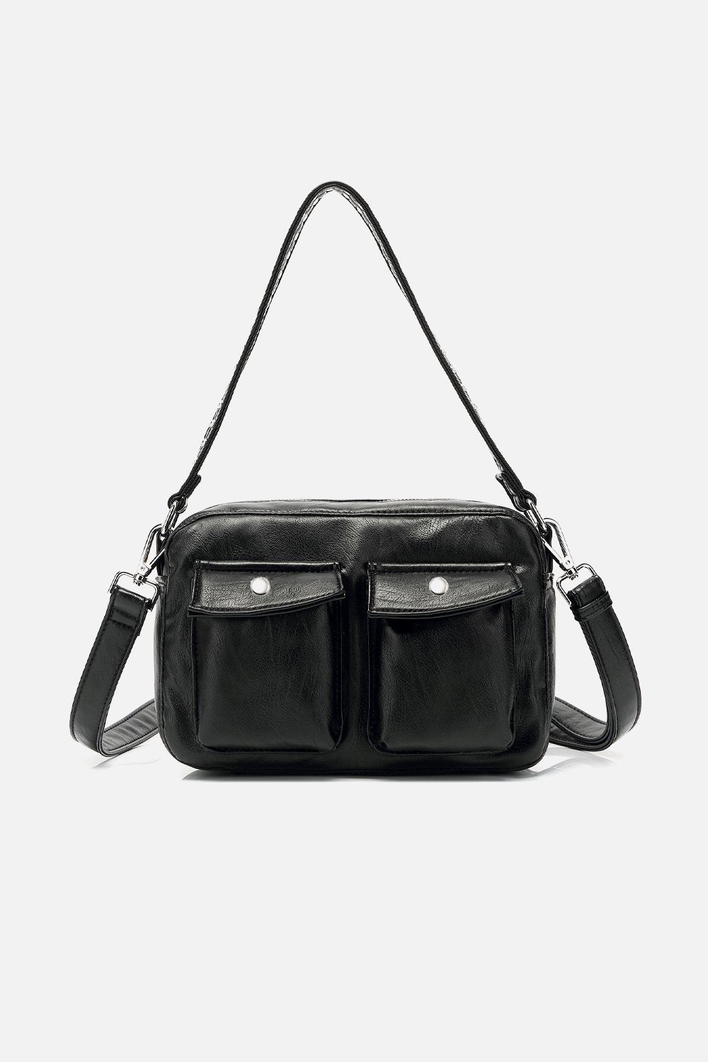 Kimberly Bag Small Black Leather Look Black Leather Look