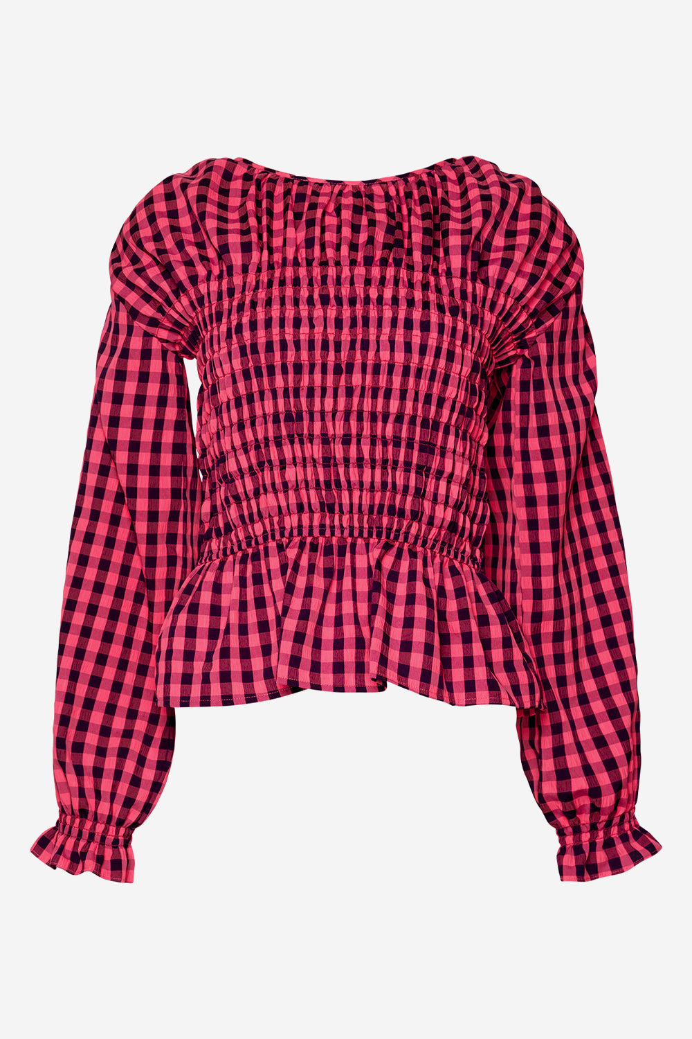 Lax Blouse Pink Checks