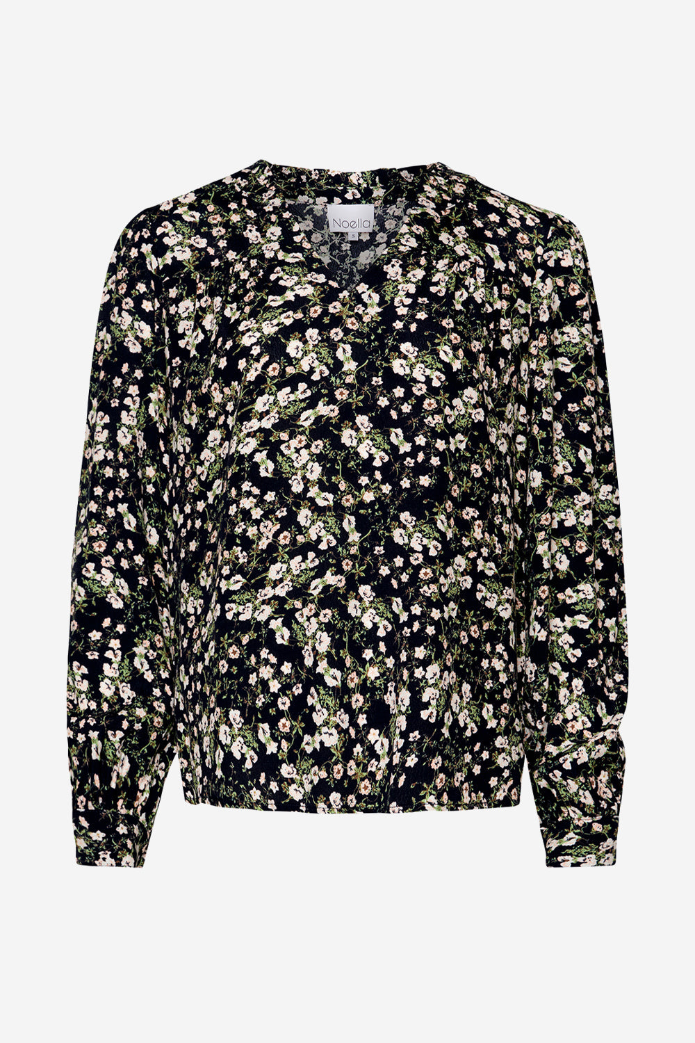 Leni Blouse Viscose Navy Flower