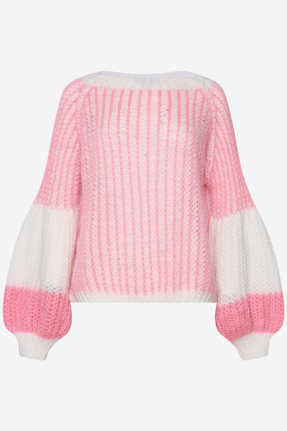 Liana Knit Sweater White/Rose