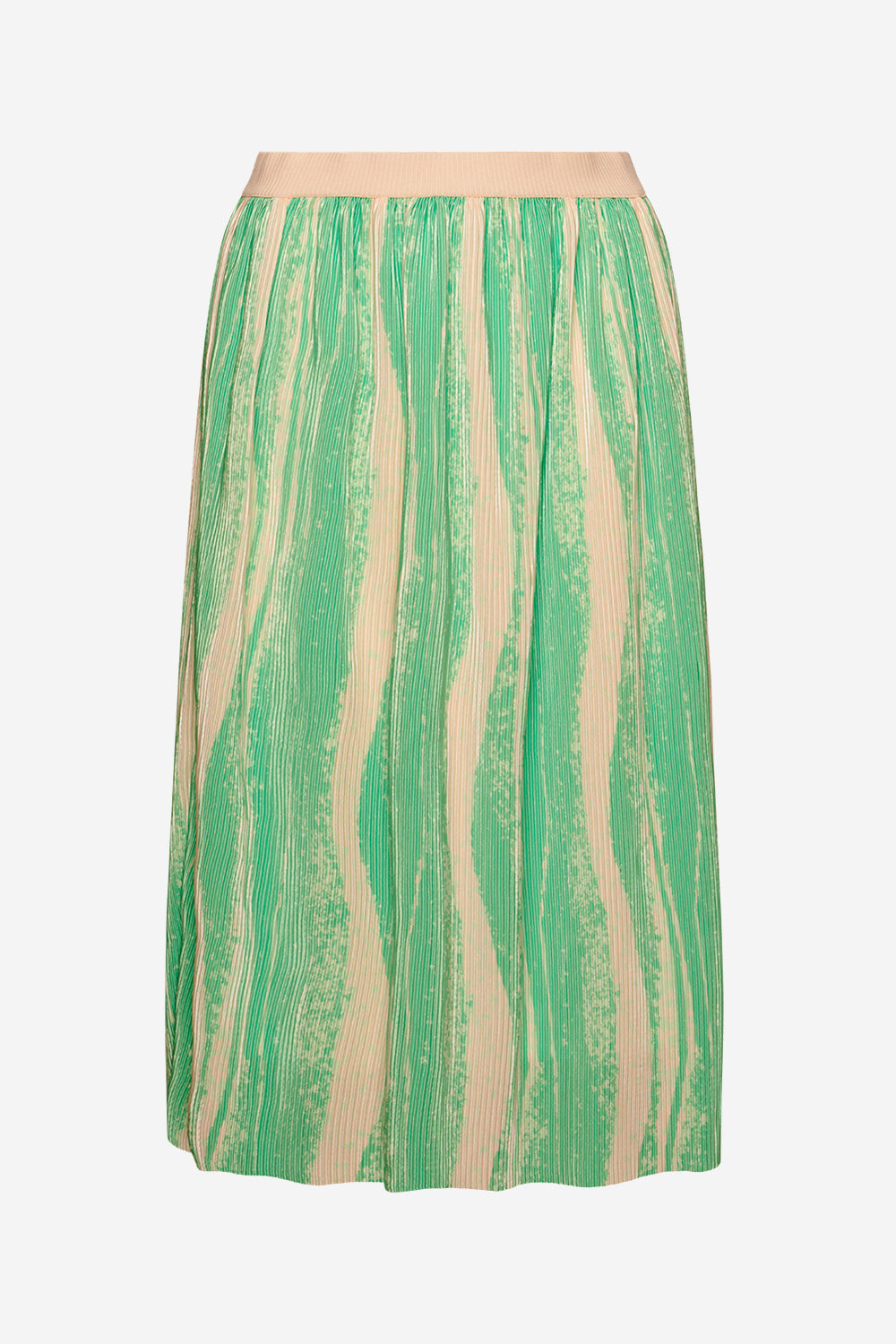 Lucile Skirt Lime Tiedye