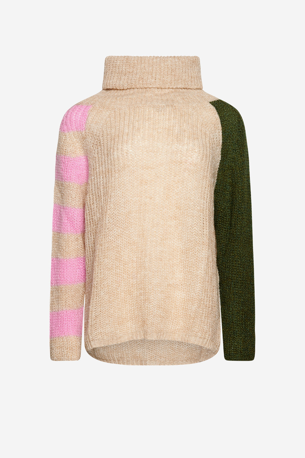 Lucille Knit Jumper Cream/pink/grey