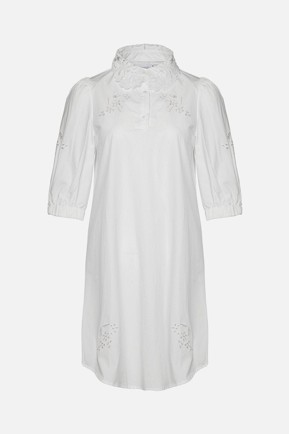 Lucille Dress Cotton White