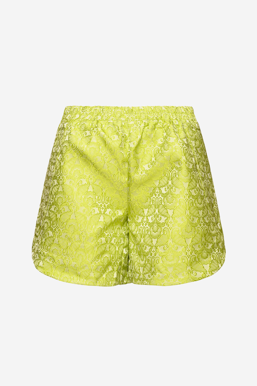 Makeena Slit Shorts Green