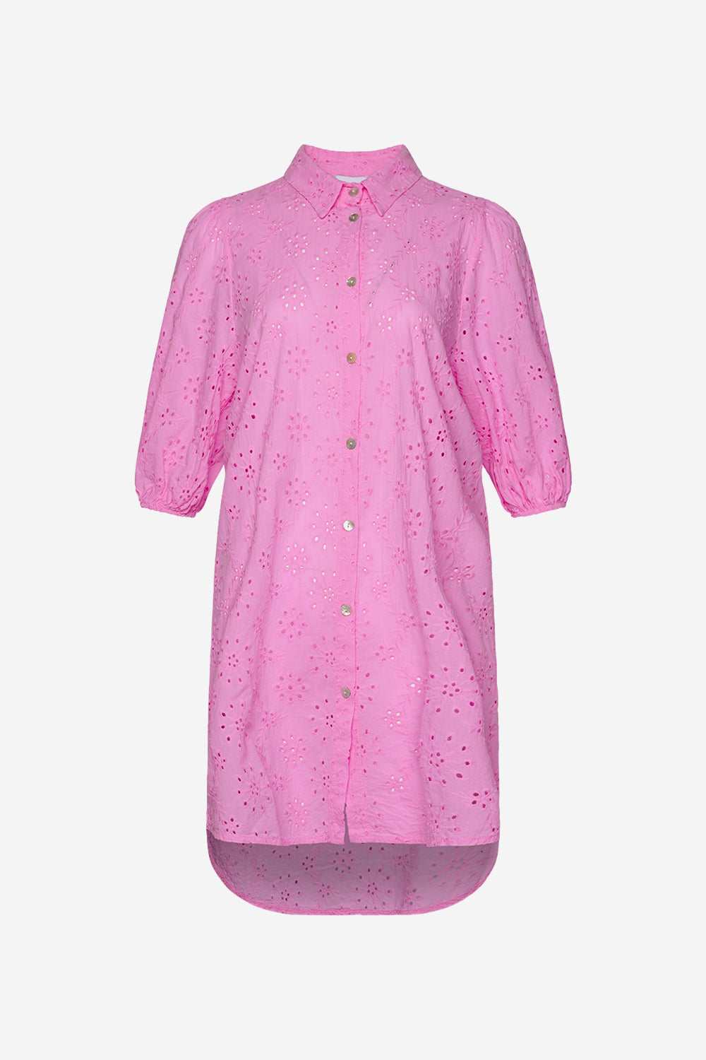 Mikaela Shirt Dress Rose