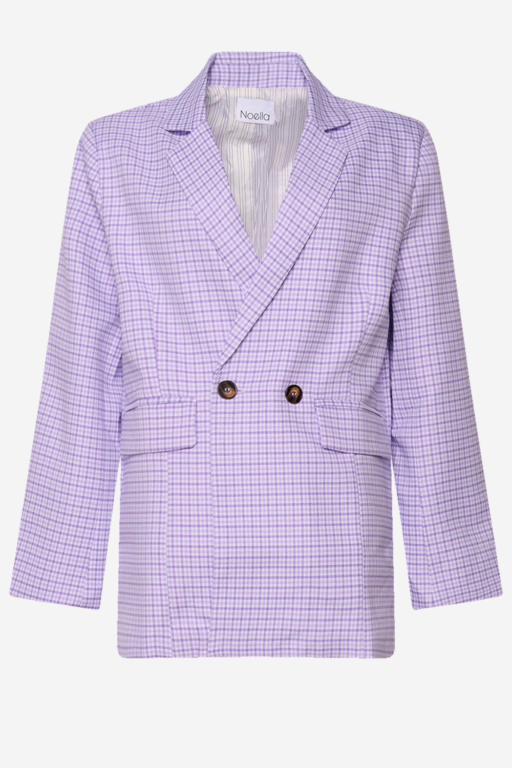 Mille Oversize Blazer Lavender check