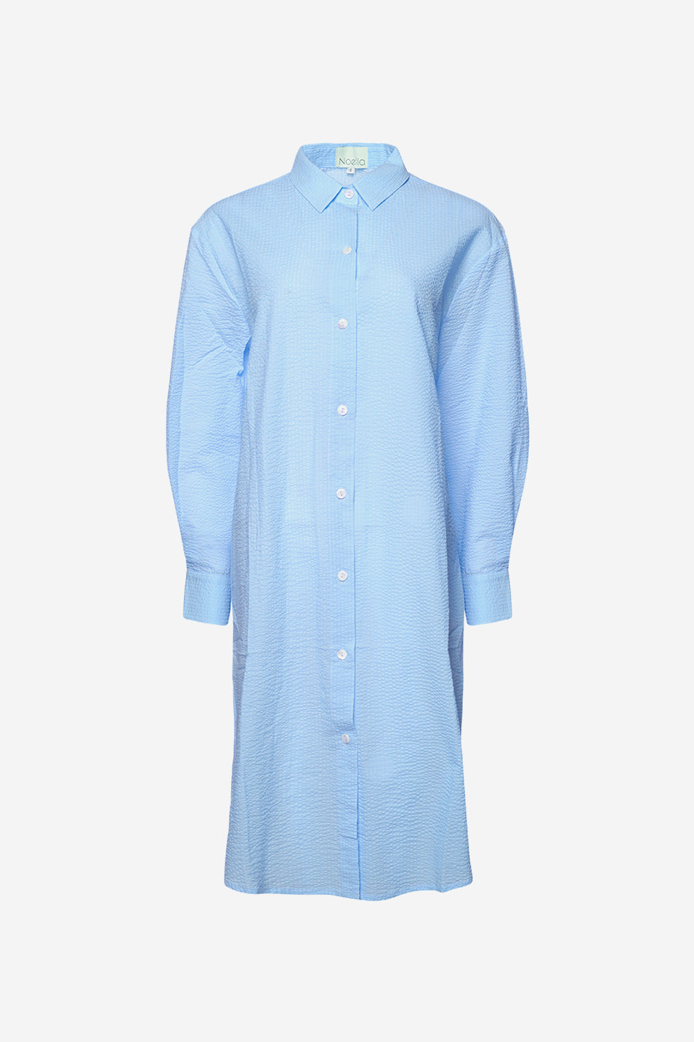 Nadine Loose Shirt Dress Light Blue