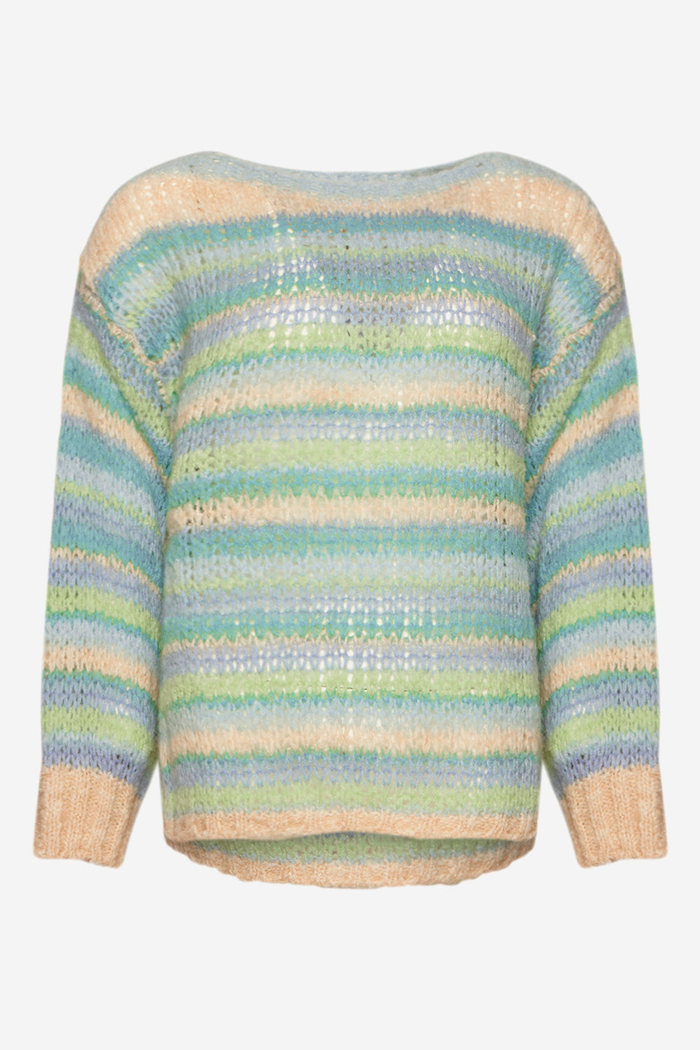 Pool Knit Sweater Blue/Green Mix