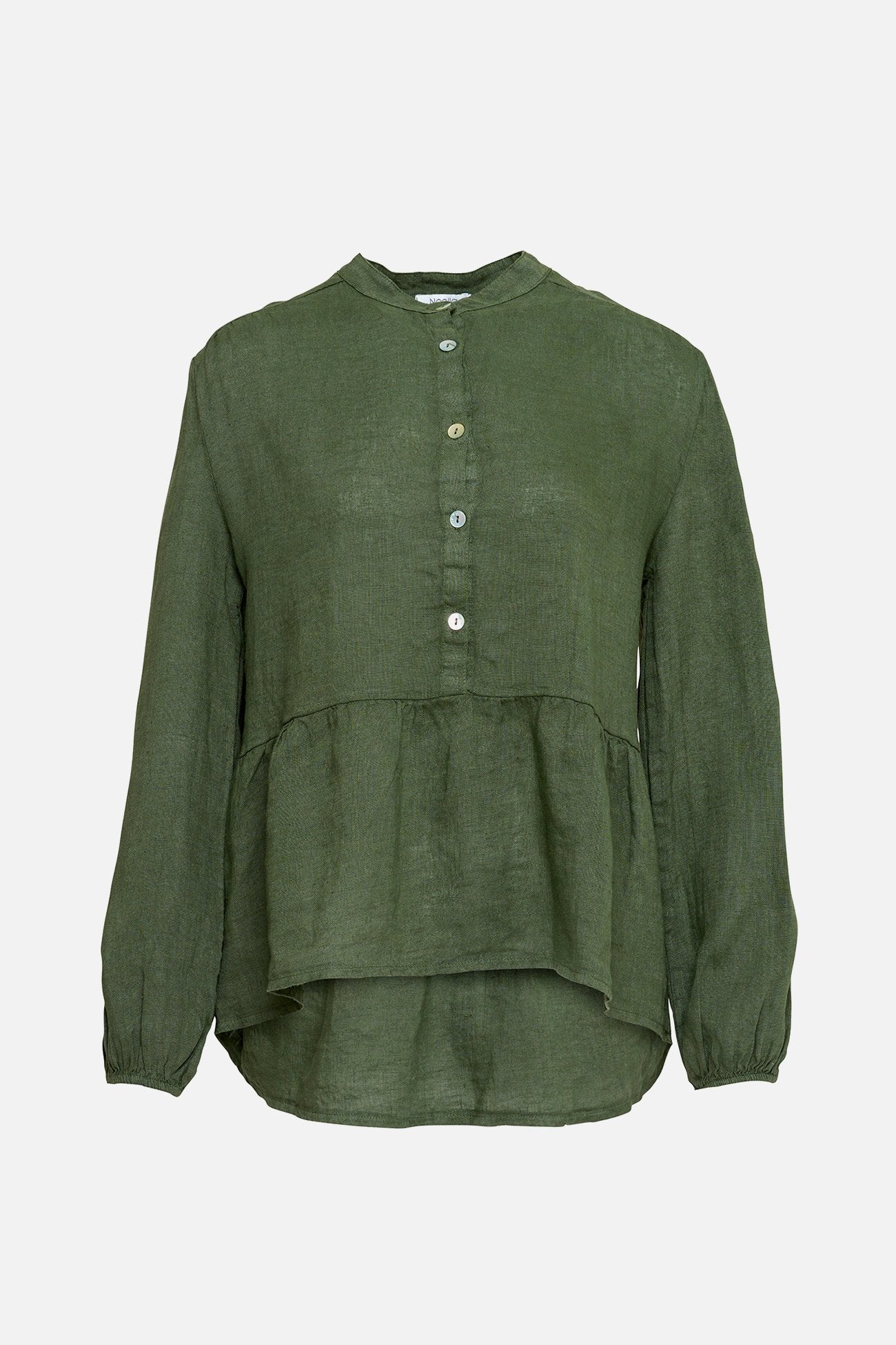 Rosi Blouse Linen Army