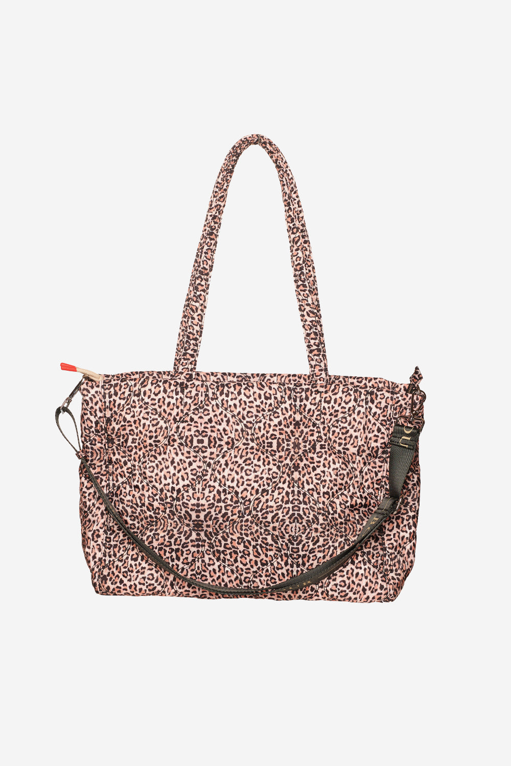 Sam Quilted Tote Bag Leopard