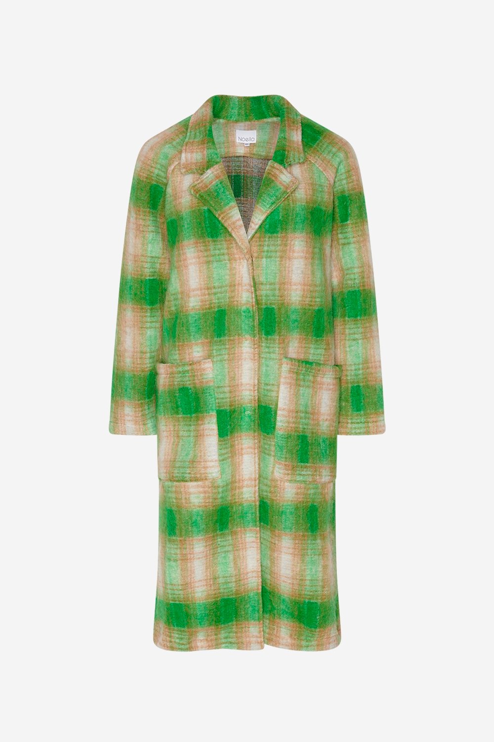 Saso Coat Clear Green Checks