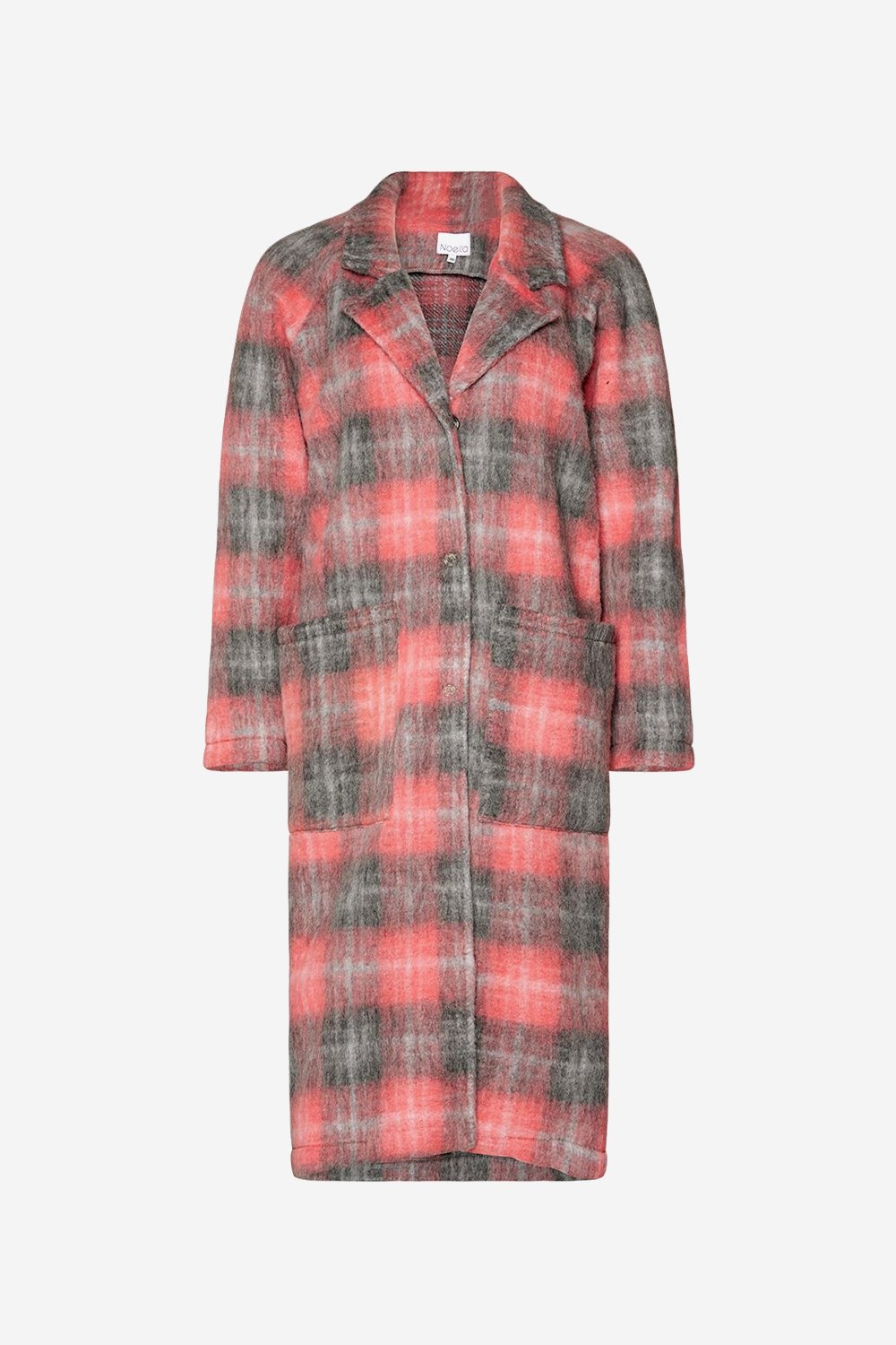 Saso Coat Rose/grey Checks