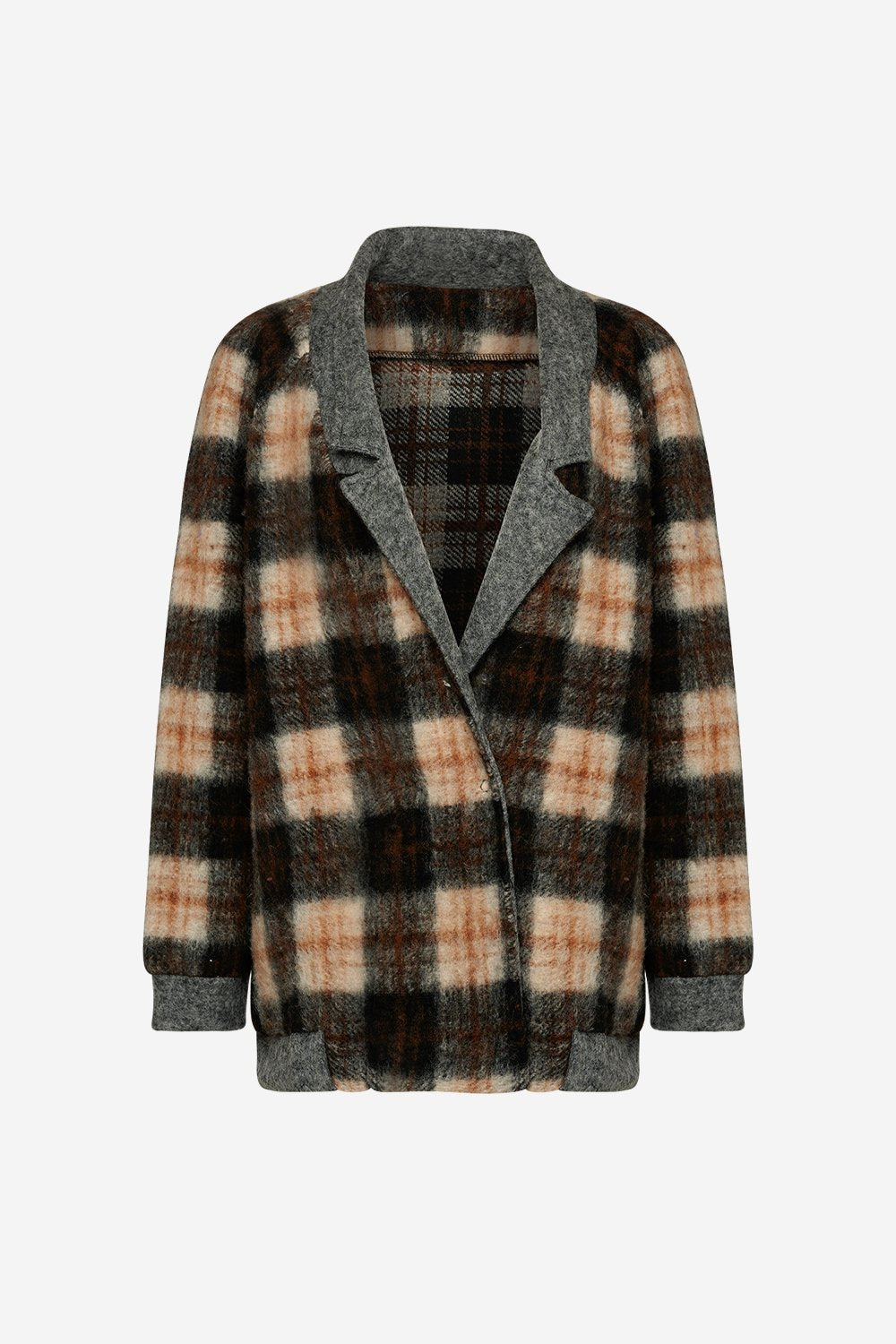 Saso Jacket Brown Checks