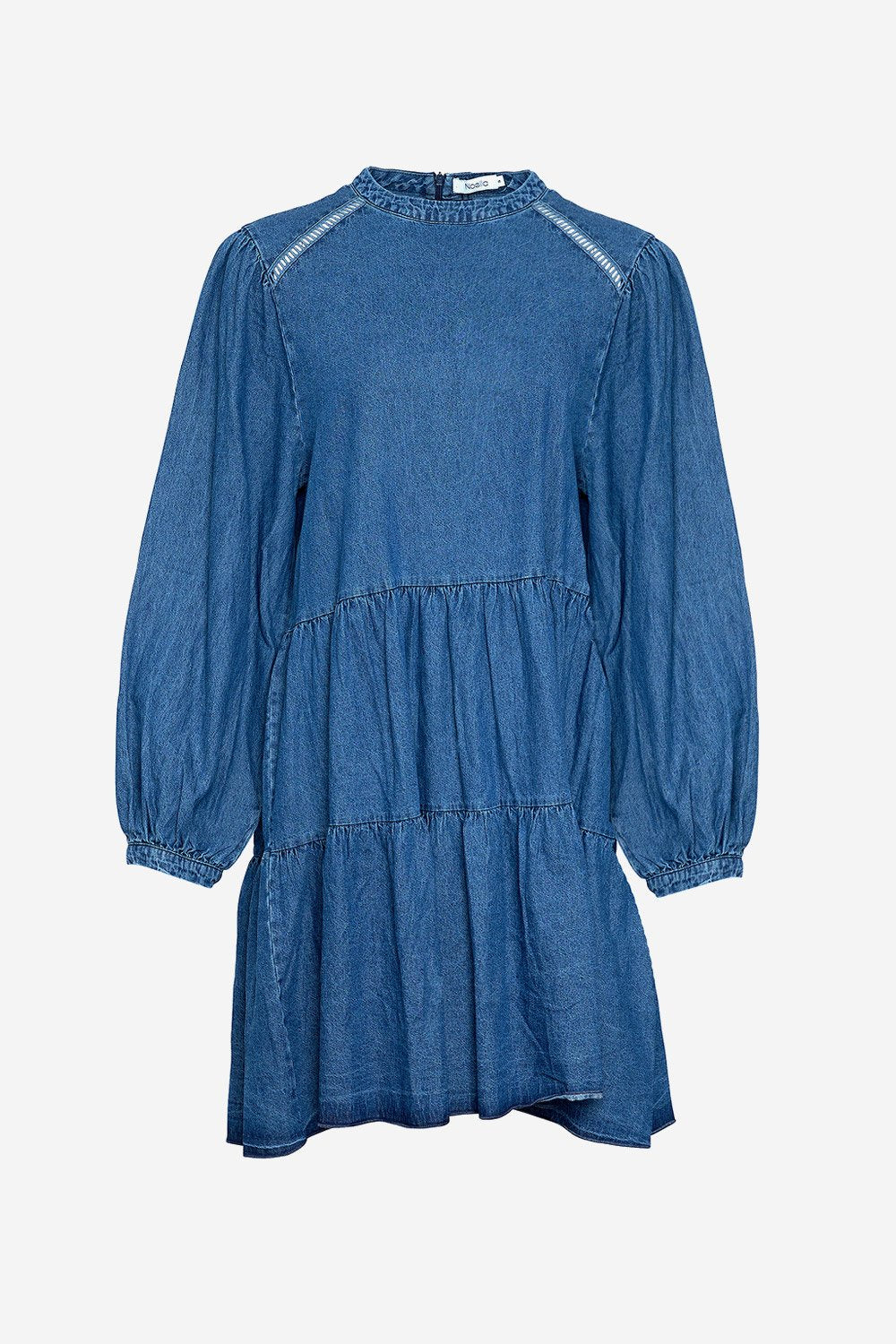 Tif Dress Cotton Denim Dark Blue