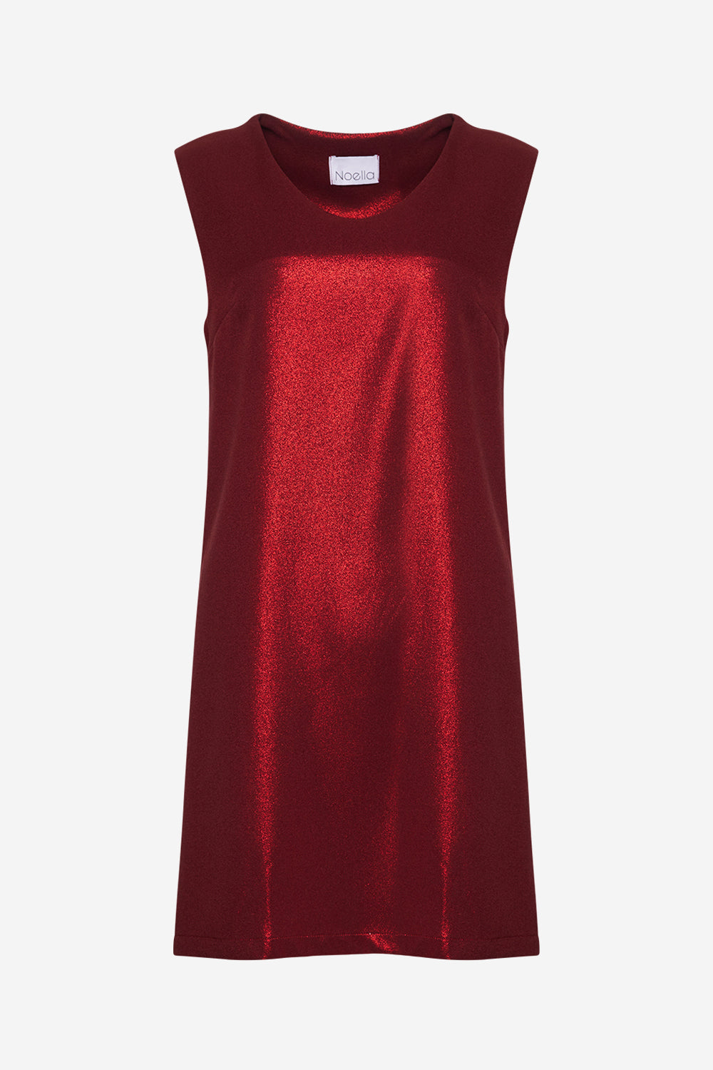 Tina V-Neck Dress Red