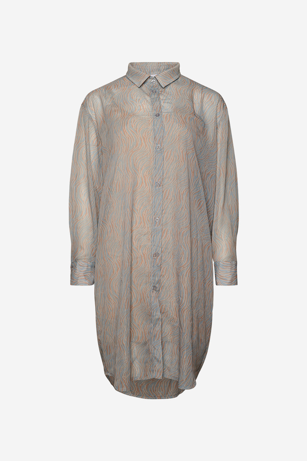 Uma Shirt Dress Light Blue