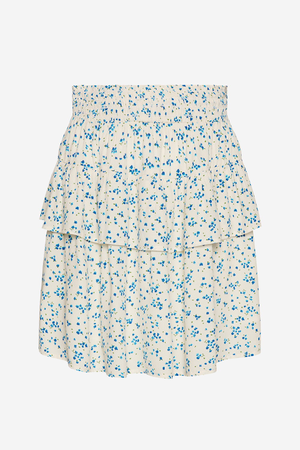 Zuez Skirt Cream/blue flower