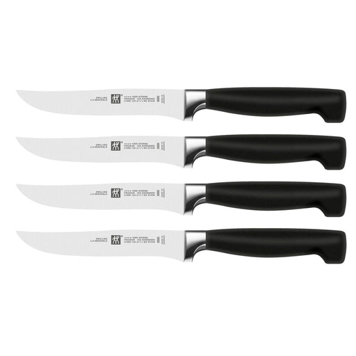 Legnoart Sirloin 4-Piece Steak Knife Set with Light Wood Handle