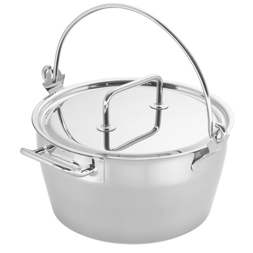 Demeyere Resto 2.6 qt Whistling Tea Kettle, 18/10 Stainless Steel