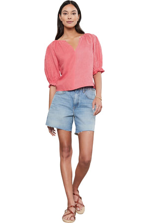 Celine Linen Top - L' Atelier de la Ruelle - Celine Linen