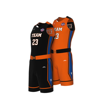 Reversible Basketball Uniform Tiger Style