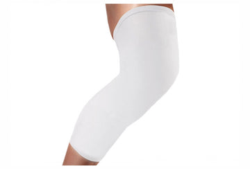 Basketball knee pads three-point tights for men white quick-drying