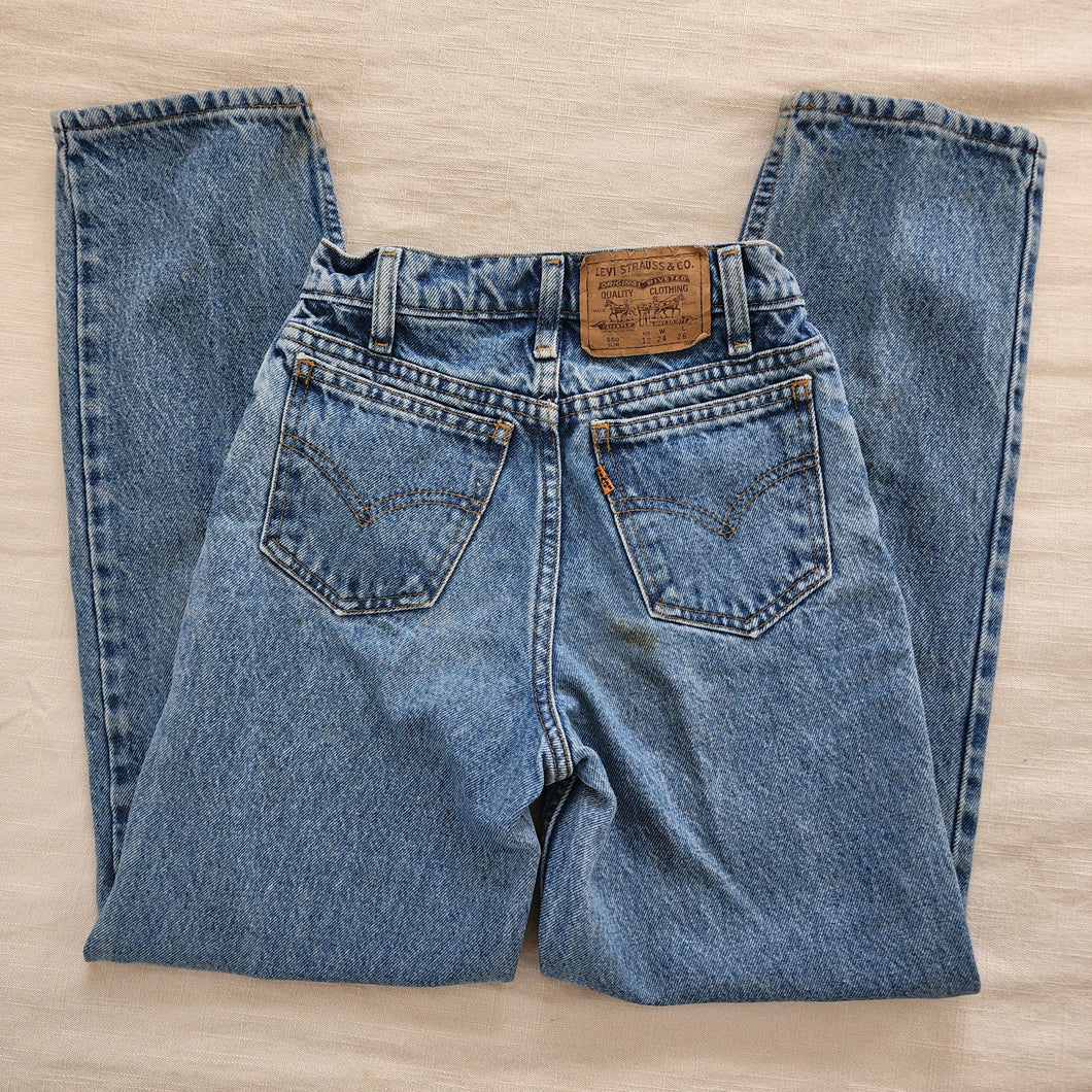 Vintage Levi's 550 Fit Jeans Orange Tab kids 12 SLIM – Nostalgic Baby  Vintage