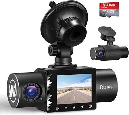  Dash Cam Front with 32G SD Card, BOOGIIO 1080P FHD Car Driving  Recorder 3'' IPS Screen 170°Wide Angle Dashboard Camera Aluminum Alloy  Case, WDR G-Sensor Parking Monitor Loop Recording Motion Detection 