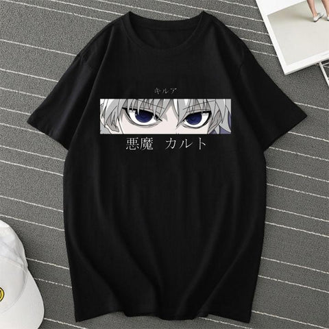 Crying Black Haired Girl With Kitsune Tattoo In Aesthetic Anime Shirt   NVDTeeshirt