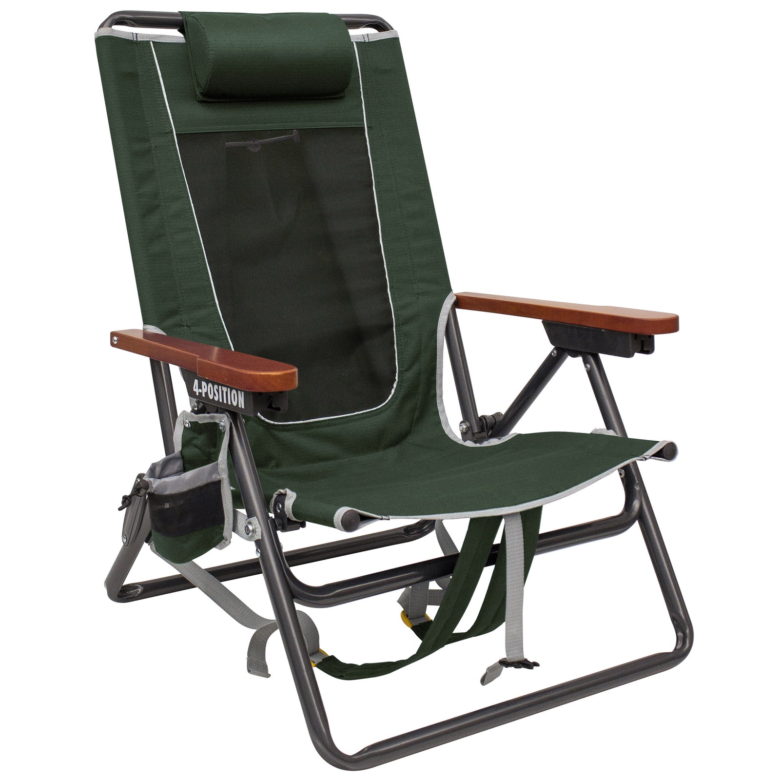 low reclining camping chair