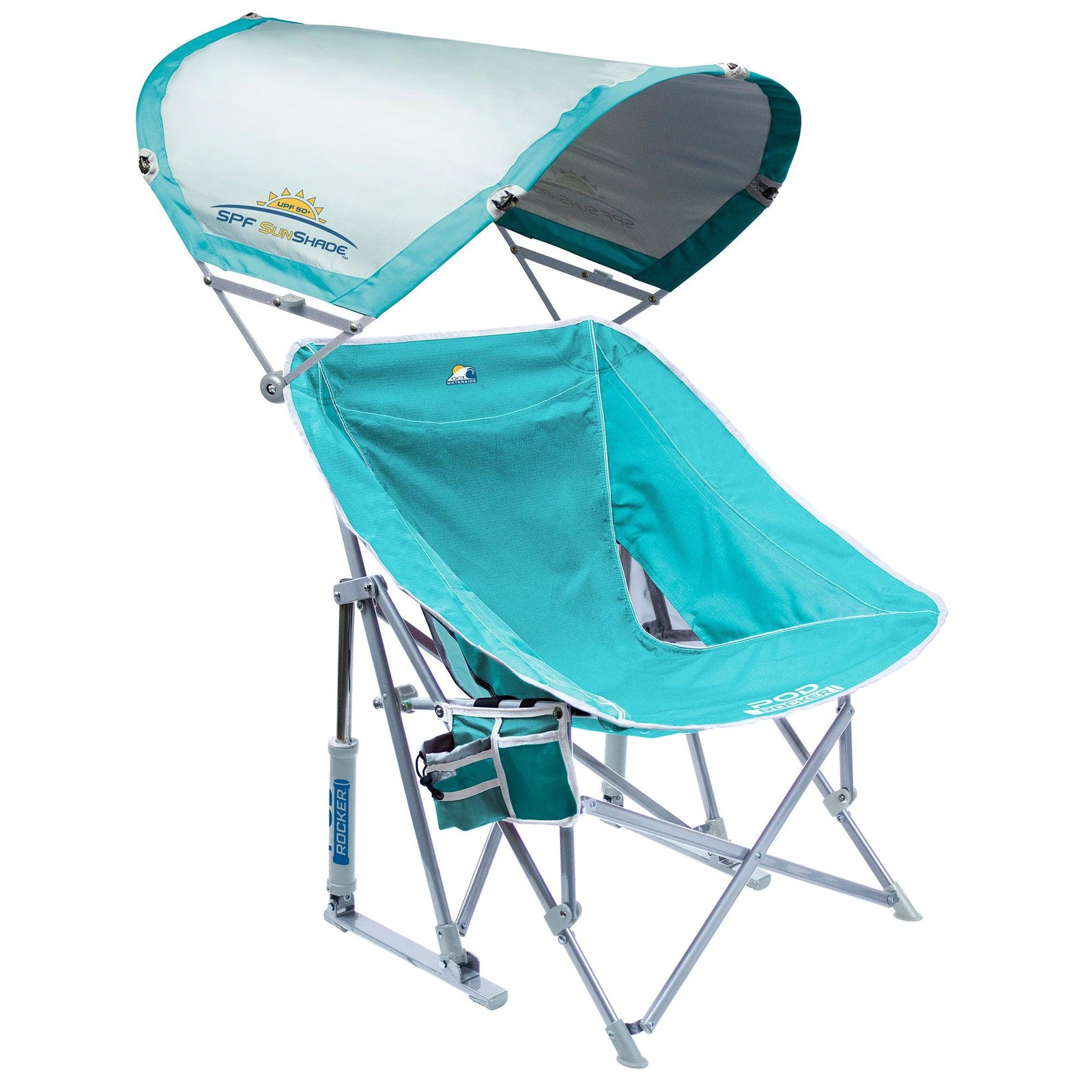 gci outdoor shady rocker elite with collapsible sunshade