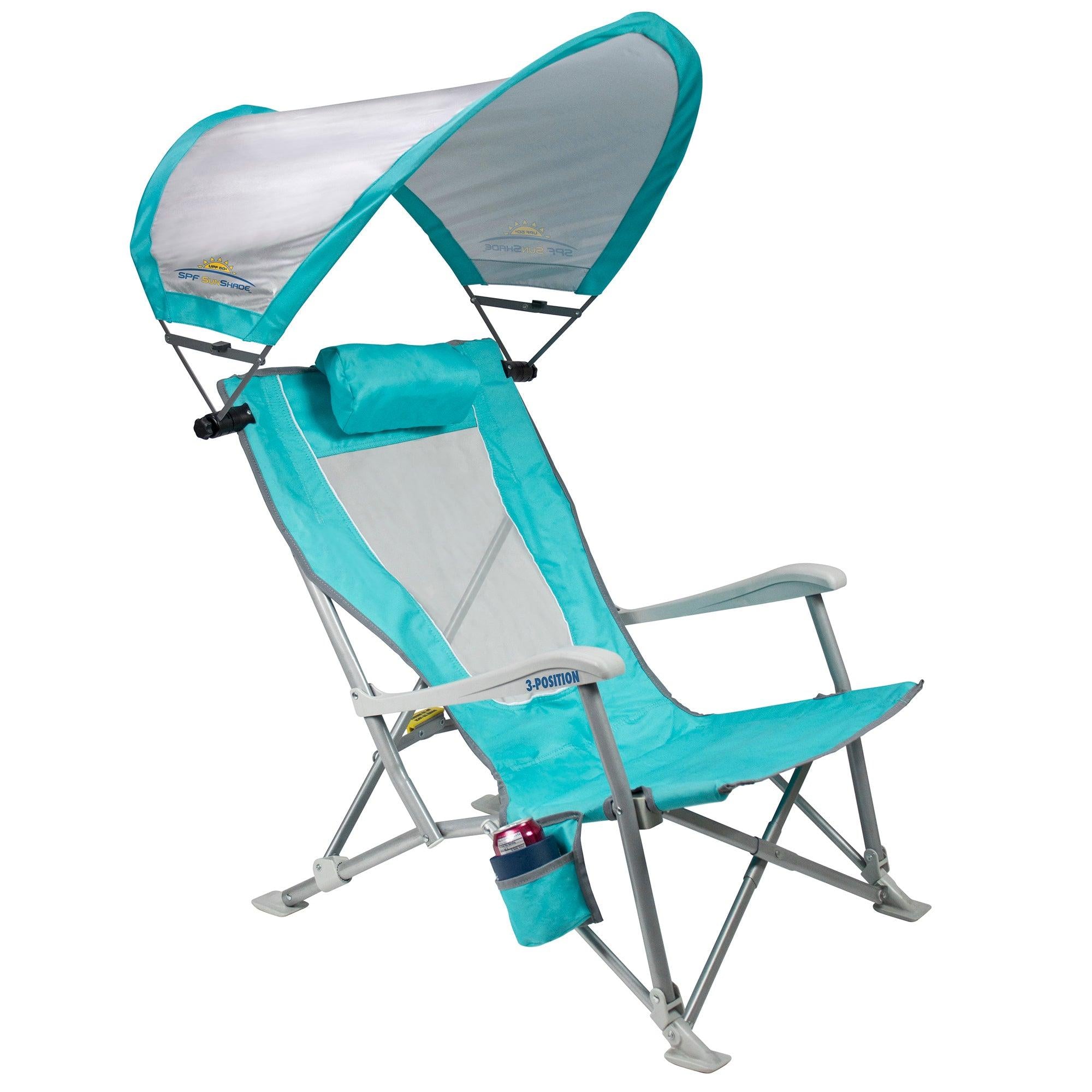 beach recliner with canopy