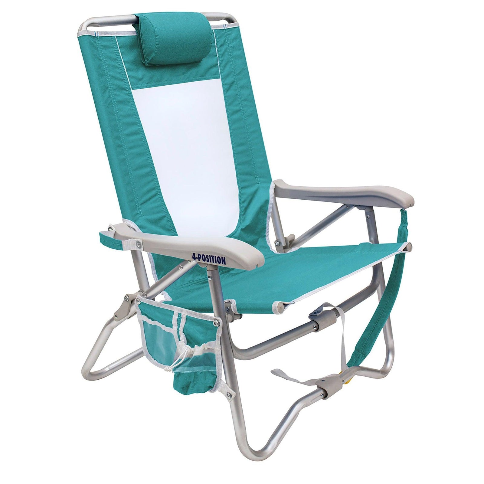 gci waterside big surf beach chair with slide table