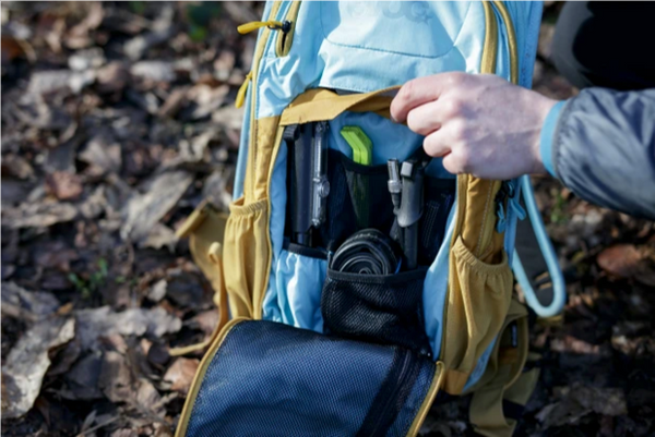 EVOC Stage 12 Backpack pockets photo: Bikeradar.com