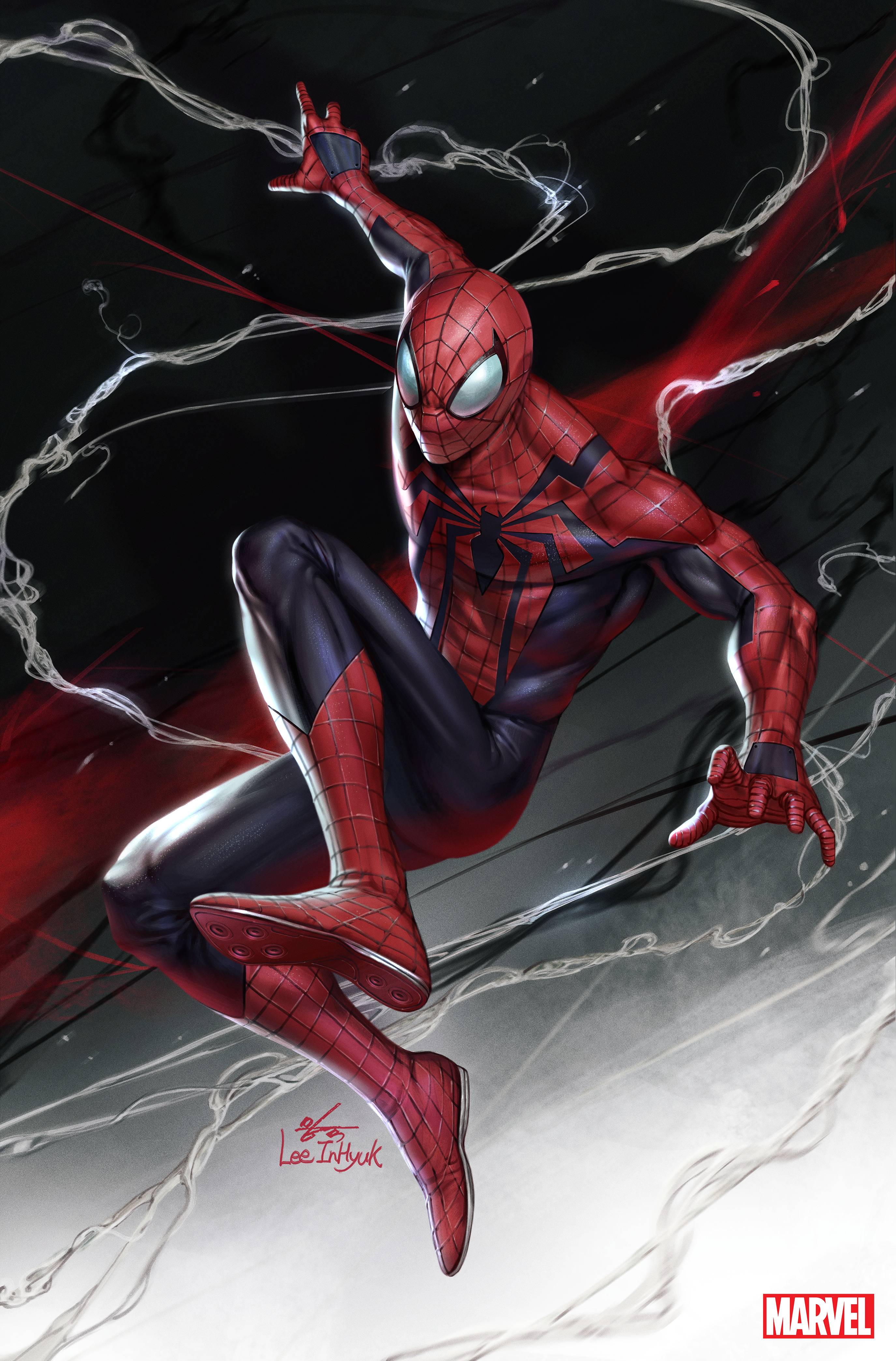 AMAZING SPIDER-MAN #75 100 COPY INCV INHYUK LEE VIRGIN VAR 💯 (9.4)