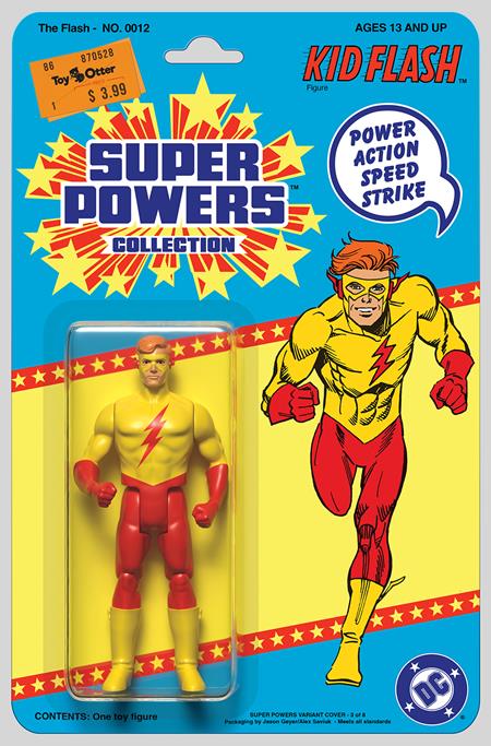 FLASH #12 CVR D JASON GEYER & ALEX SAVIUK DC SUPER POWERS CARD STOCK VAR 🌙
