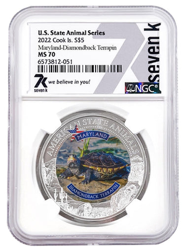 2021 COOK ISLANDS MONTANA MOURNING CLOAK Butterfly NGC MS70