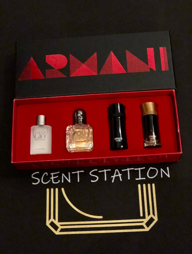 giorgio armani men's miniature gift set