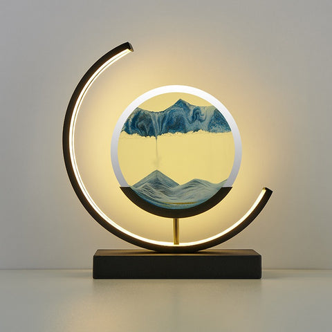 flowing sand led lamp