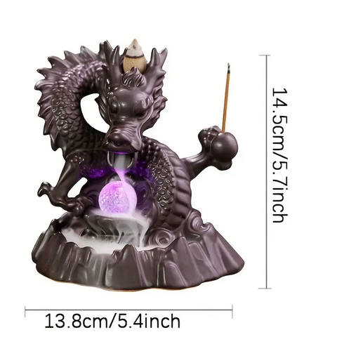 dragon incense burner holder