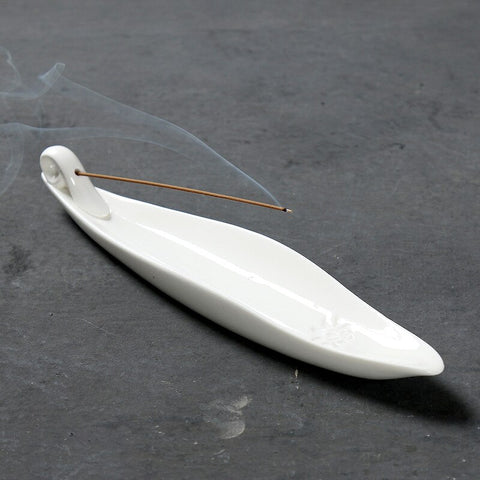 white incense stick holder