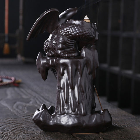 dragon backflow incense burner