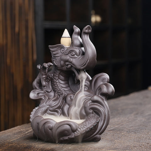 elephant incense burner