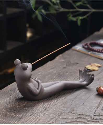 animal incense stick holder