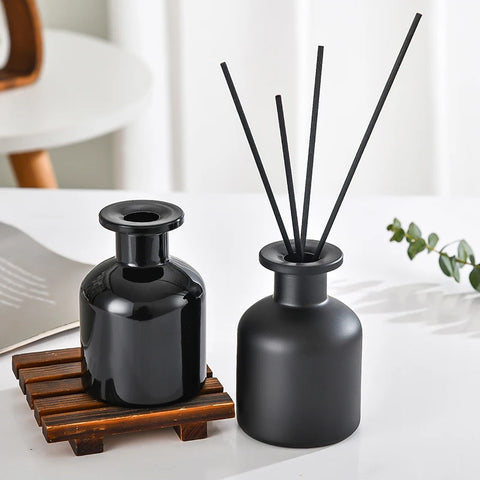 black reed diffuser bottle