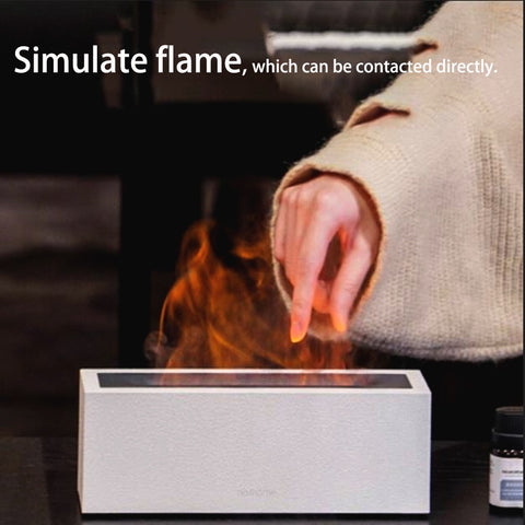 ultrasonic flame aroma humidifier