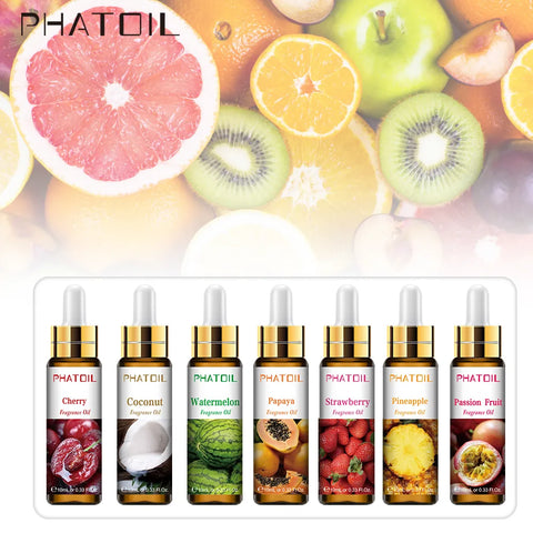 10 ml de aceites aromáticos de frutas.