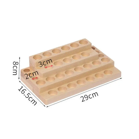 Holzhalter für ätherische Öle